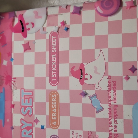 Halloween Stationary Reuseable Pouch Journal Colored Pencils Erasers Stickers - Picture 11 of 11